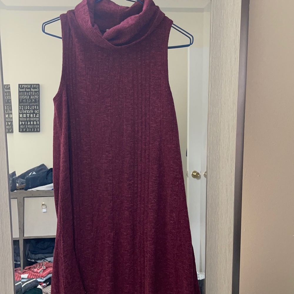 Turtleneck dress
